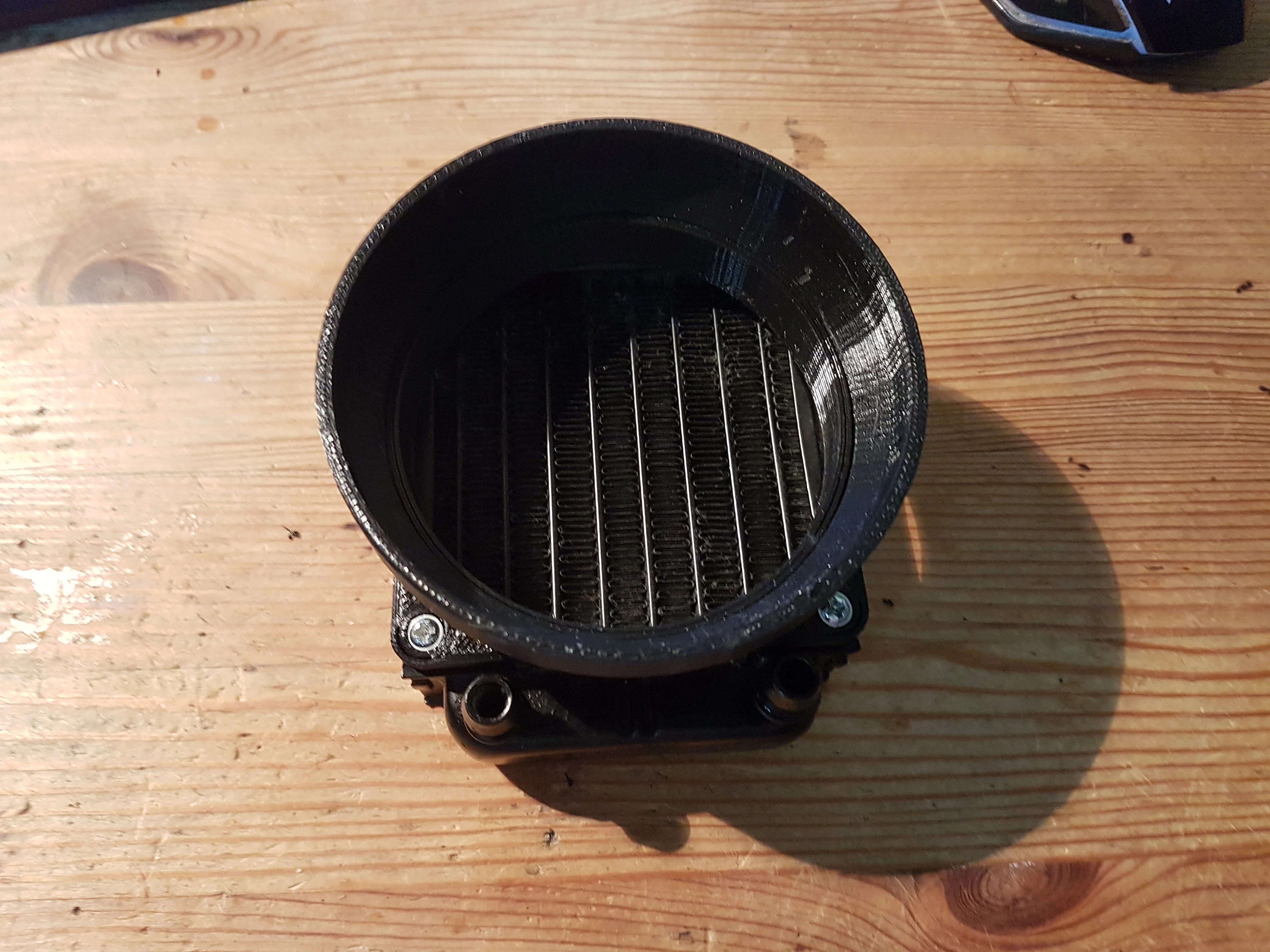 80mm Radiator to 100mm exhaust Hose Adapter -- 80mm Radiator zu 100mm Abluftschlauch Adapter