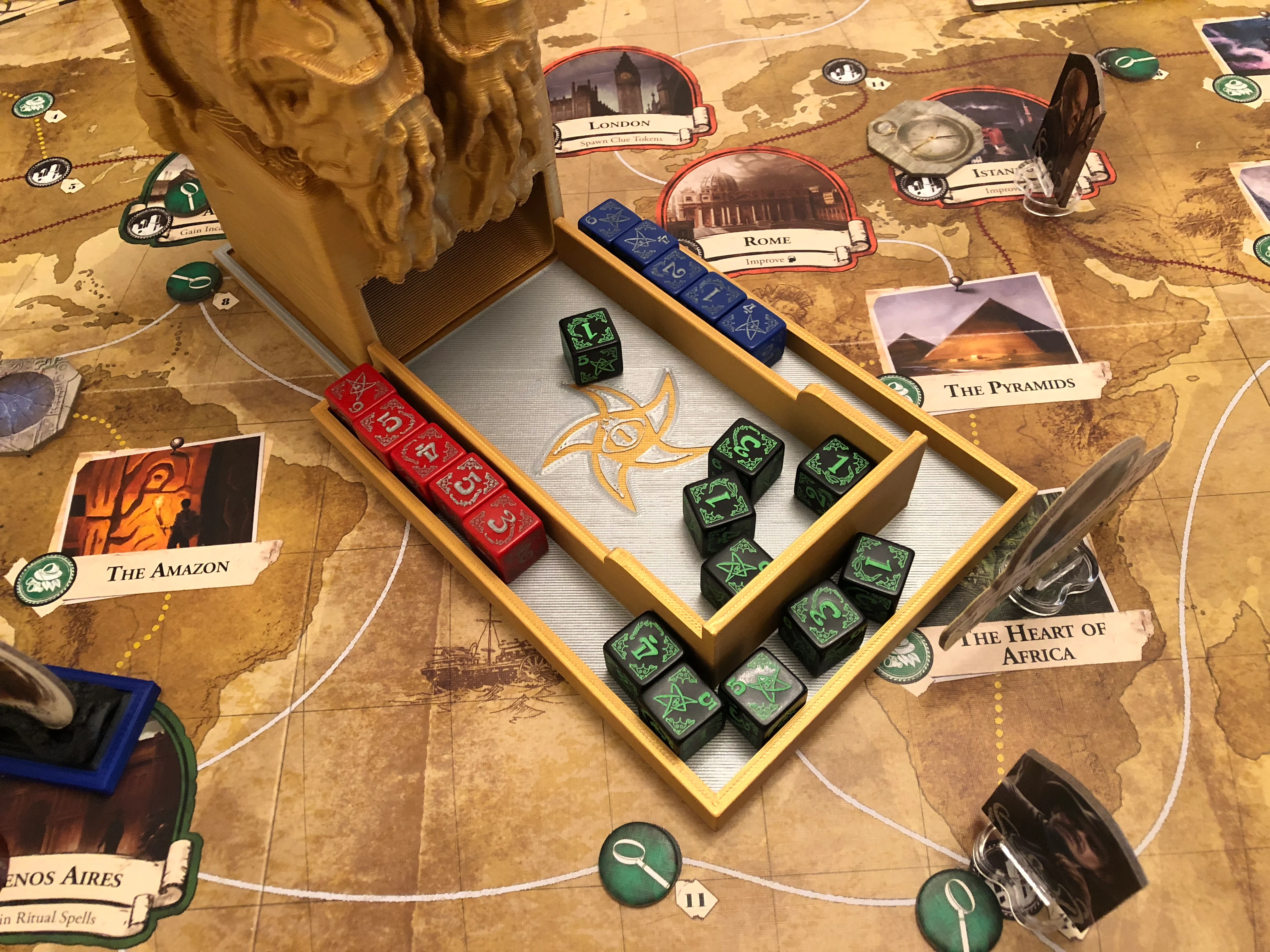 Cthulhu Idol Dice Tower Tray