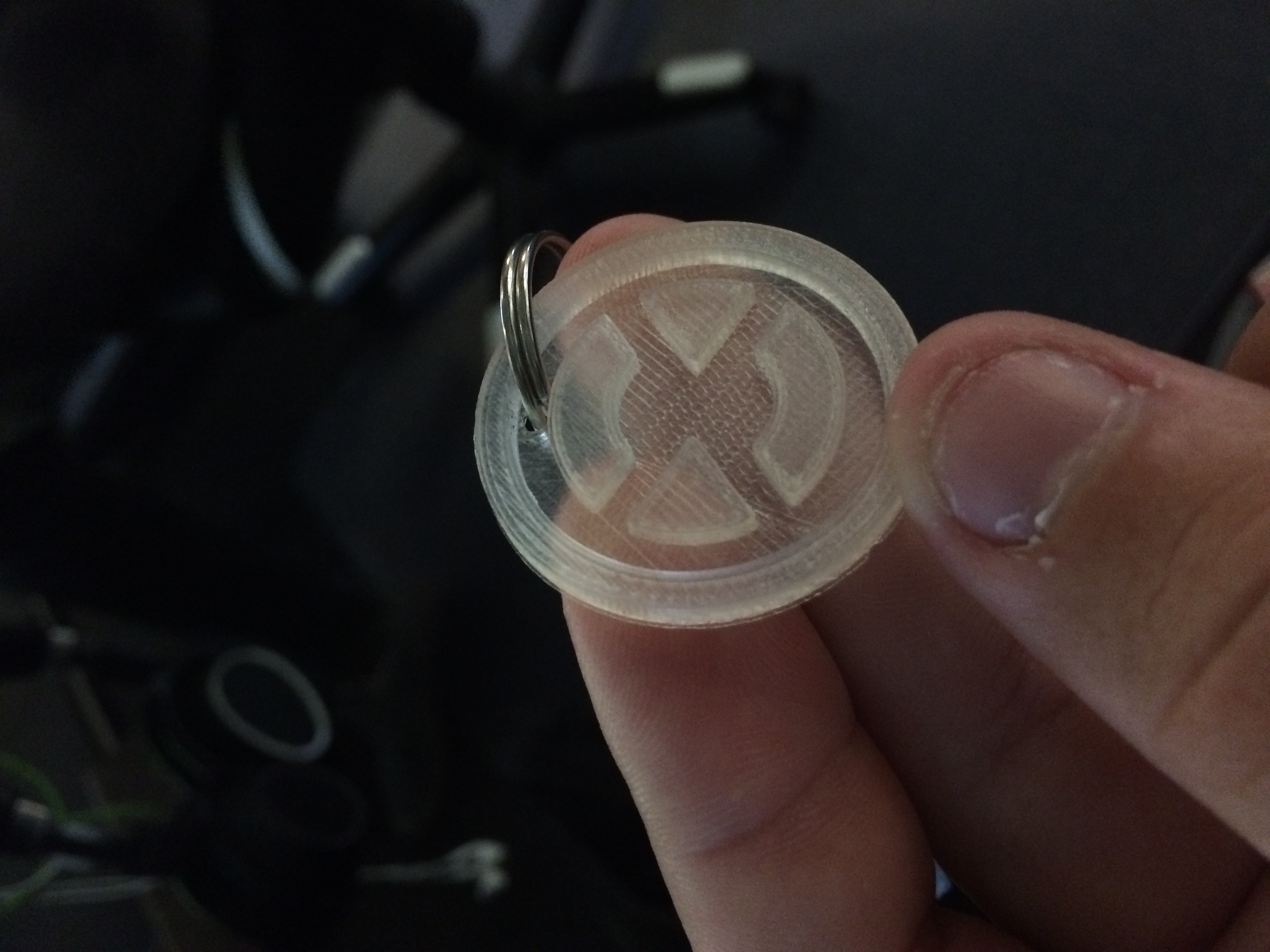 Traktor Logo Keychain