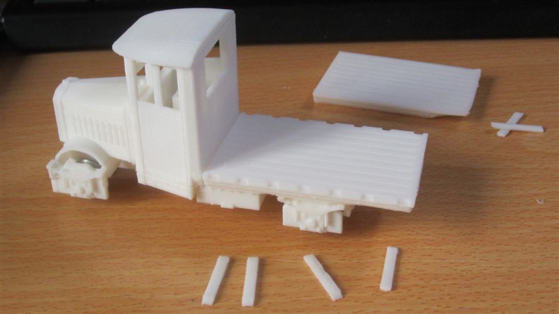 On30 Rail Truck - Easy Print