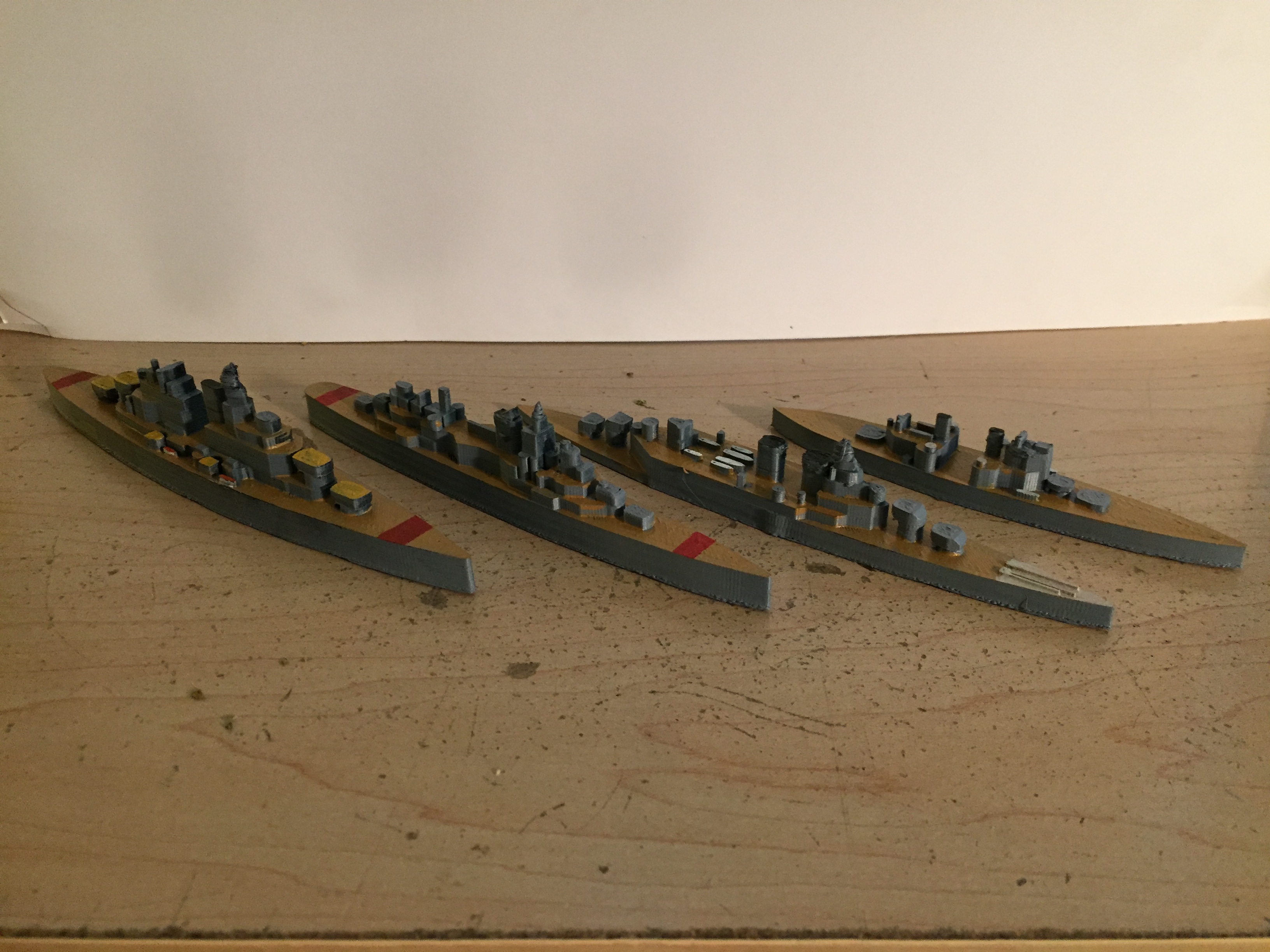 Bismarck, Prinz Eugen, Hood, Prince of Wales ships