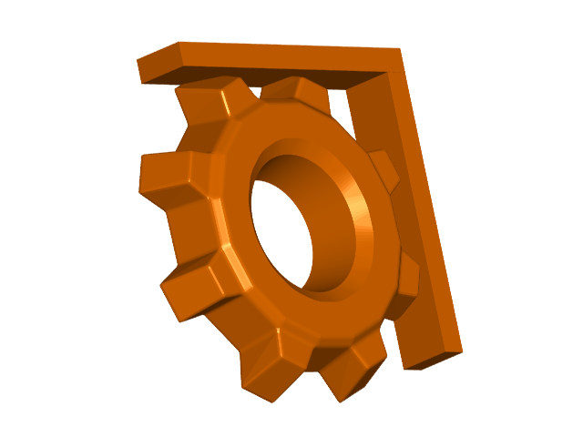 Factorio Shelf Brackets (Nuclear Tape Mount)