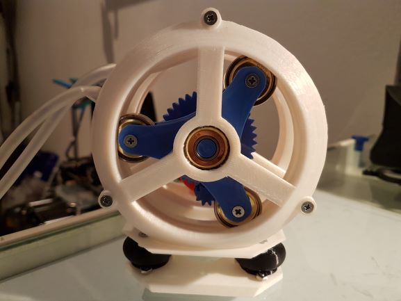 Peristaltic pump for cocktail machines