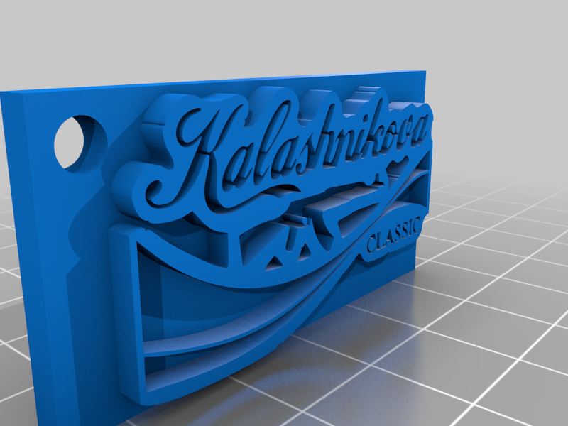 Kalashnikov ak47 Coca-cola keychain