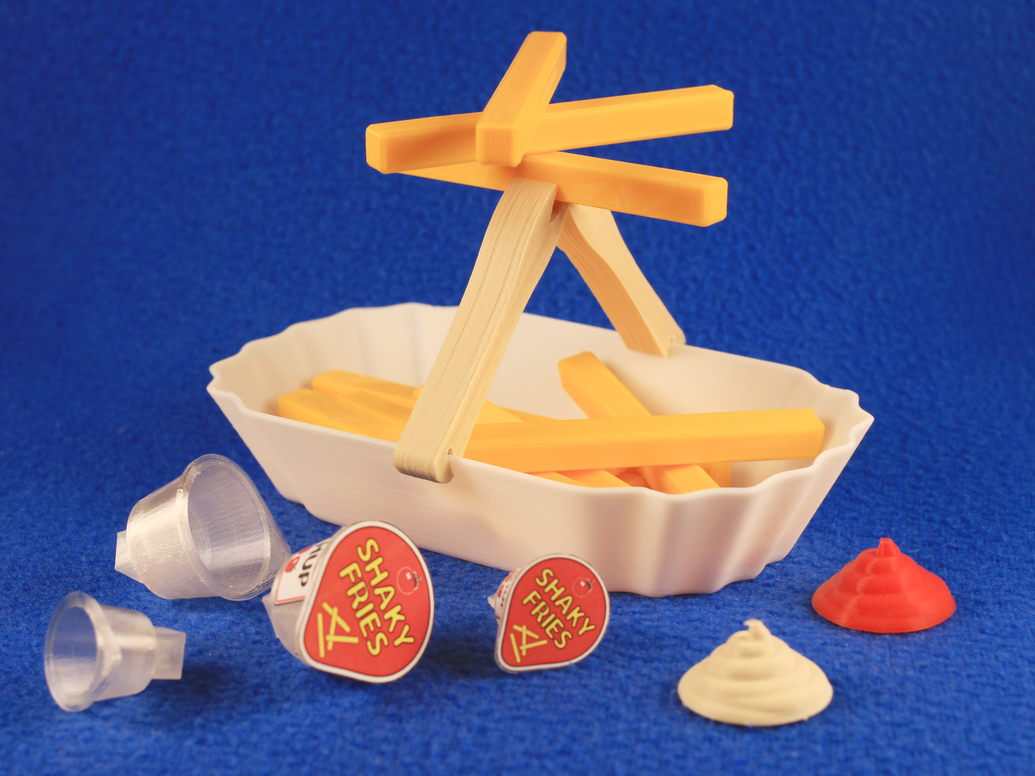 SHAKY FRIES - An unbalanced French fries / chips balancing game
