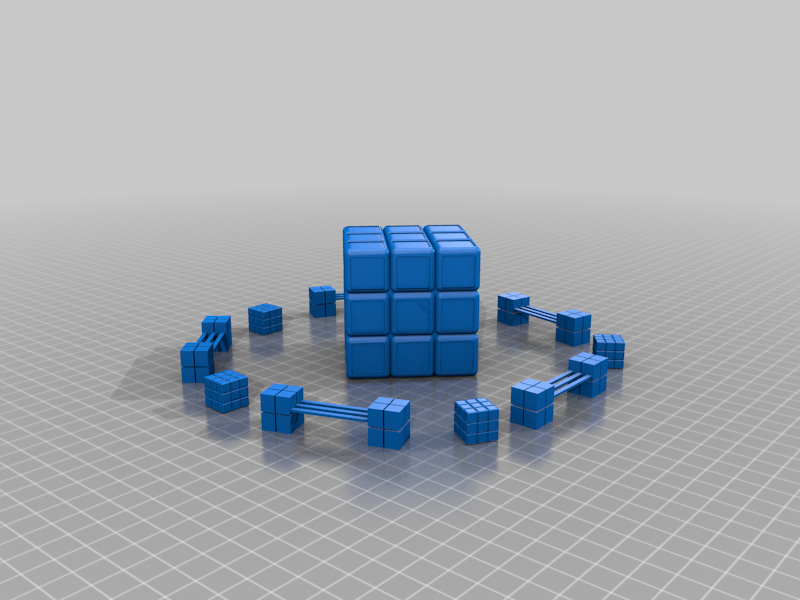 courtyard of cubes