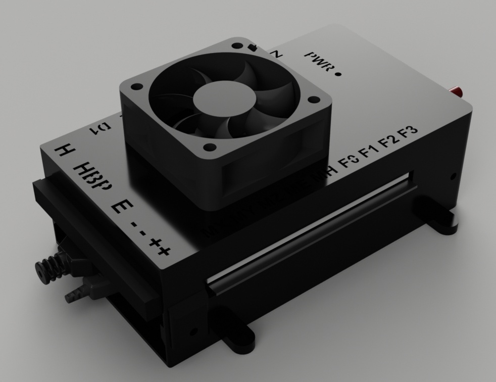 Replicape Fan Cooled Case