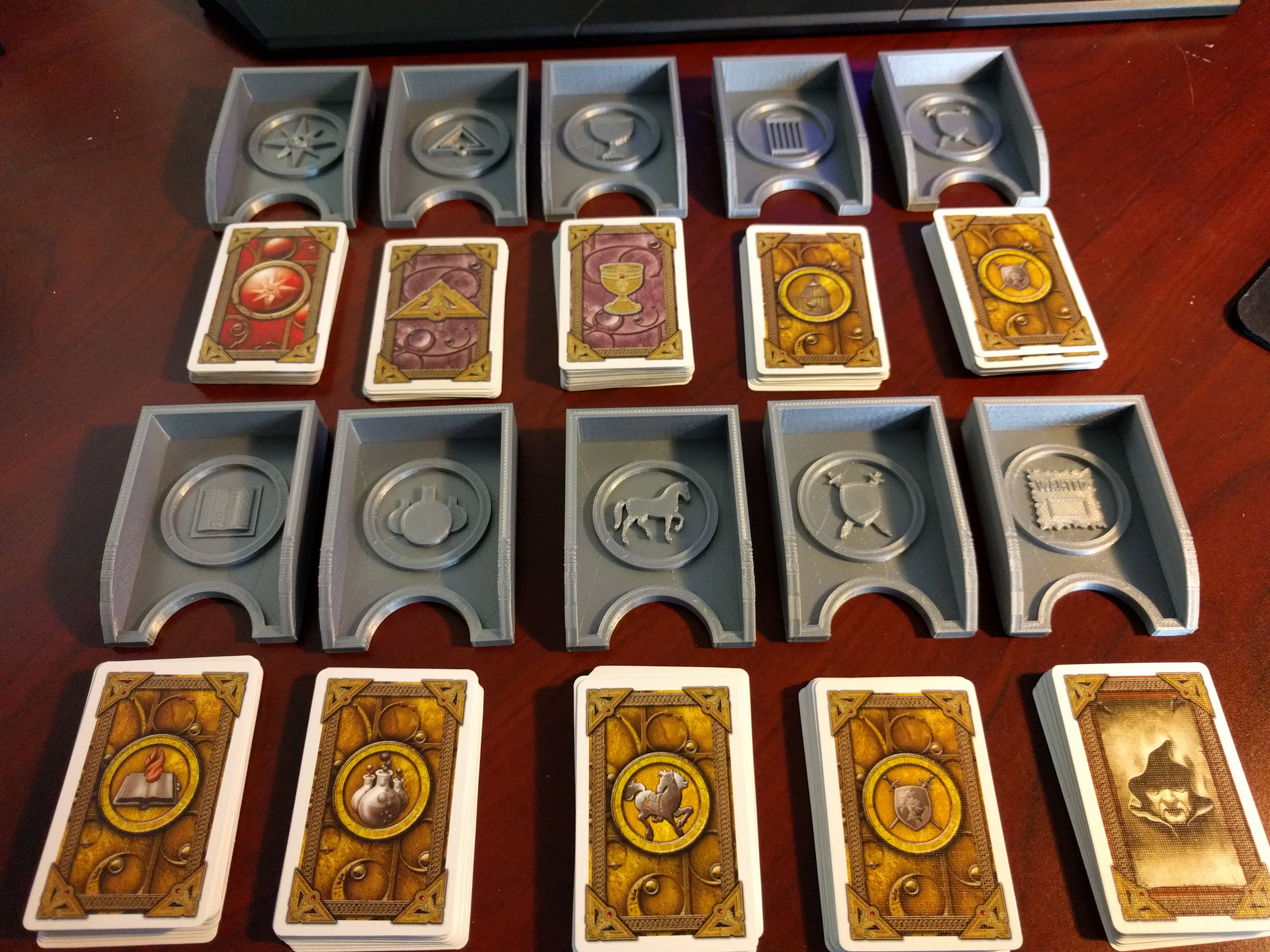 Talisman Card Trays - City Expansion, Warlock Quests, Purchase decks