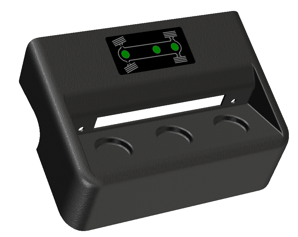 VW T3 T25 Vanagon Syncro diff lock console