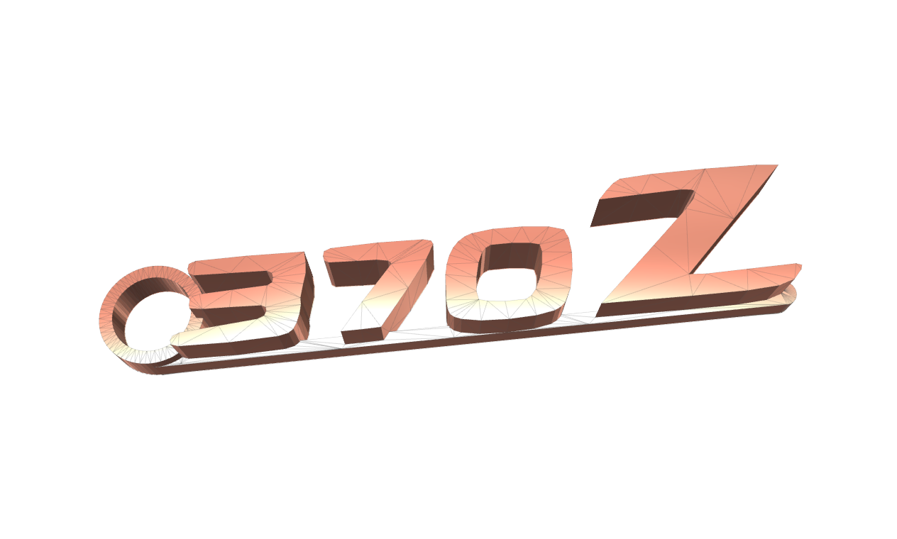 Nissan 370 Z keychain