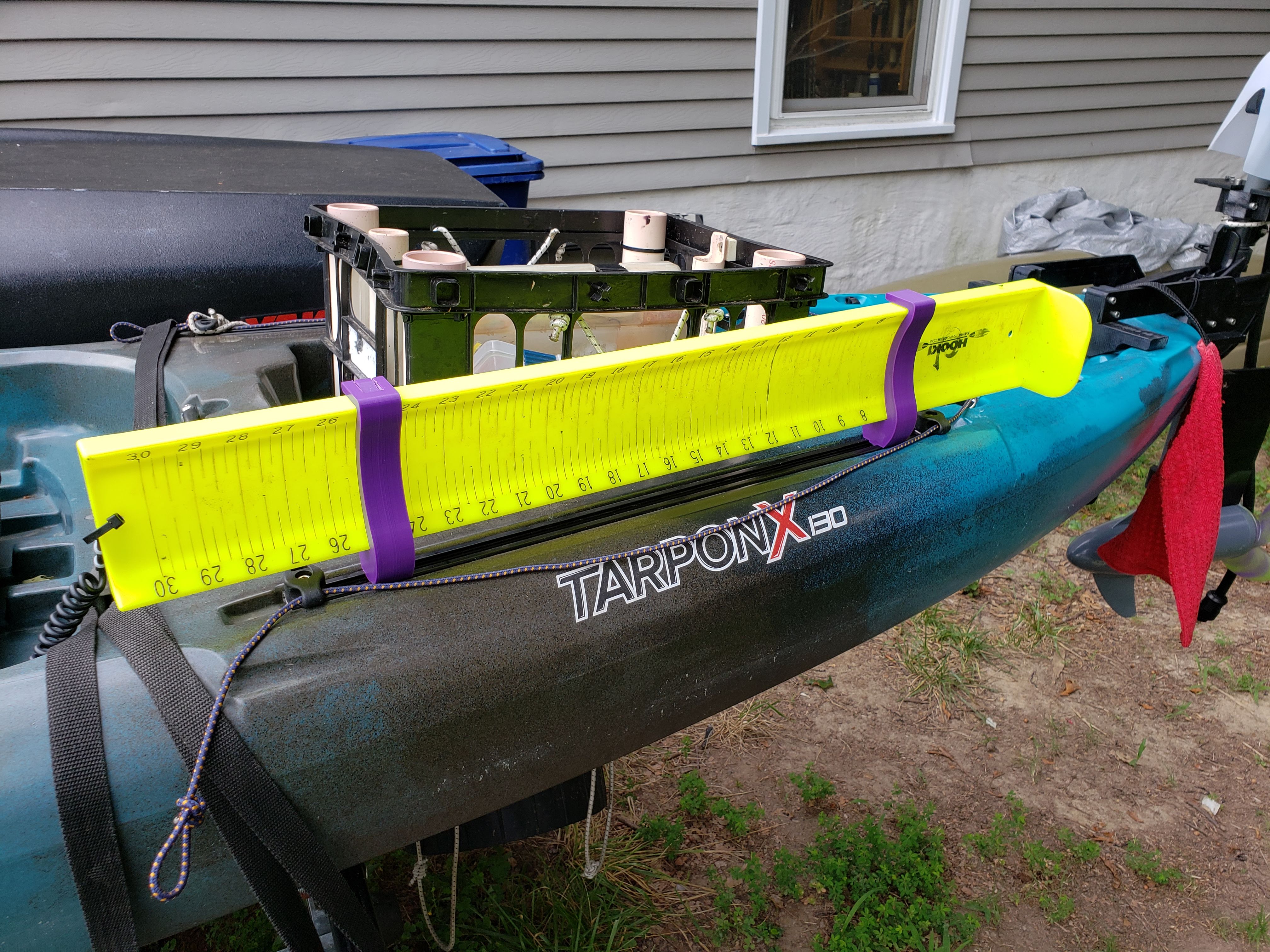 Kayak track Hawg Trough brackets