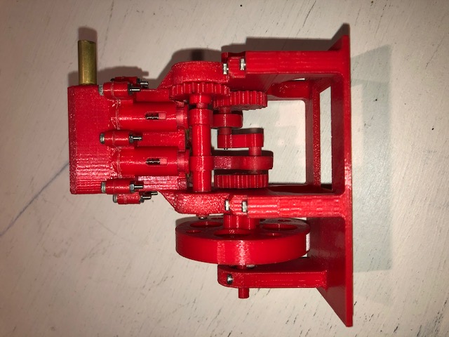 Working 2 Cylinder Air Engine Model