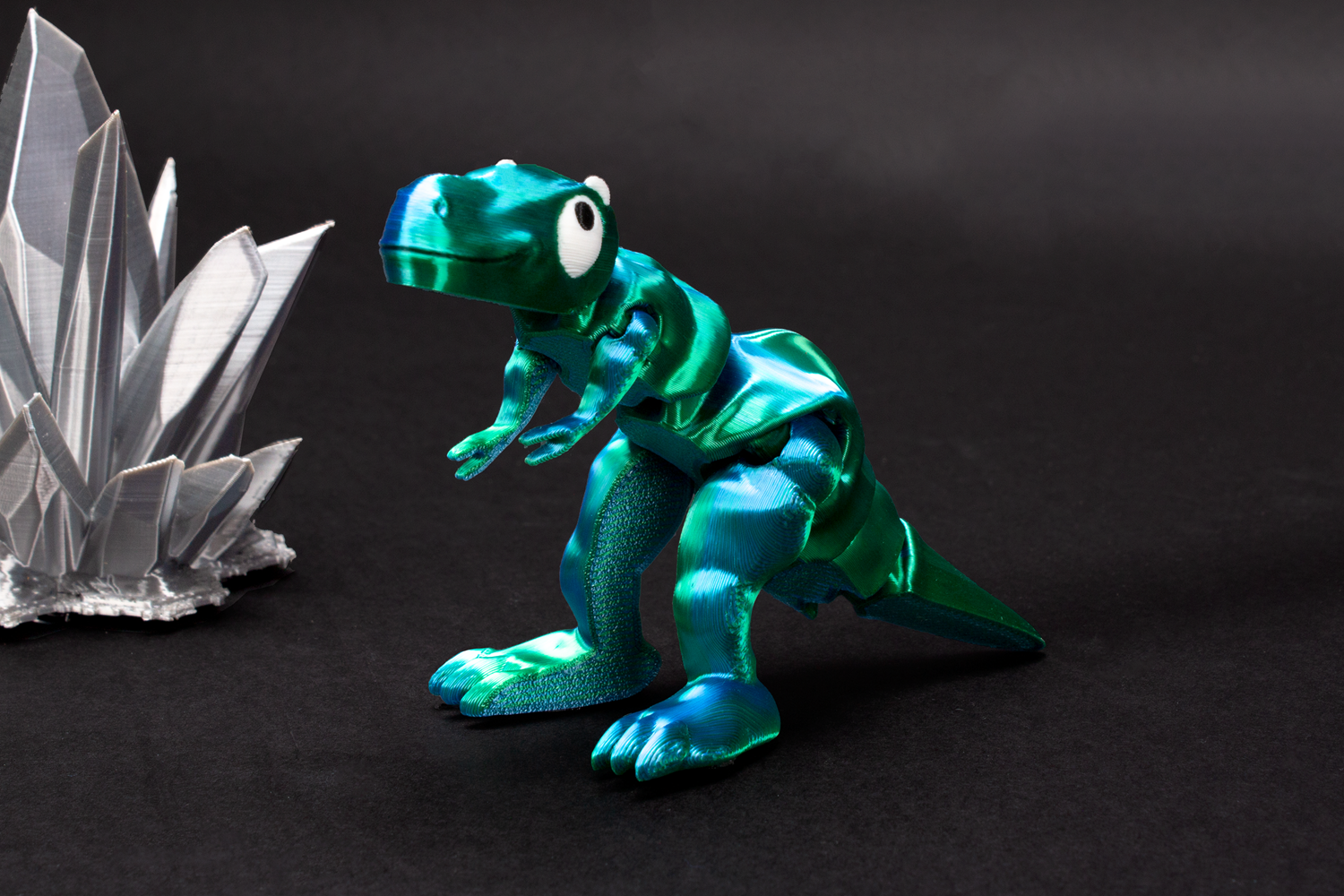 Cute tiny T-Rex - Flexible - Print in Place - No Supports
