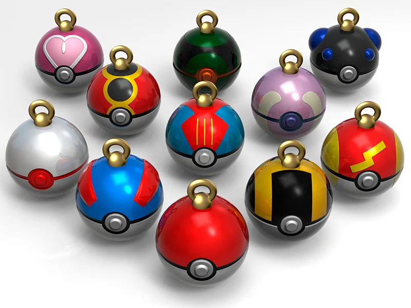 Bolas de Navidad Pokeballs HD