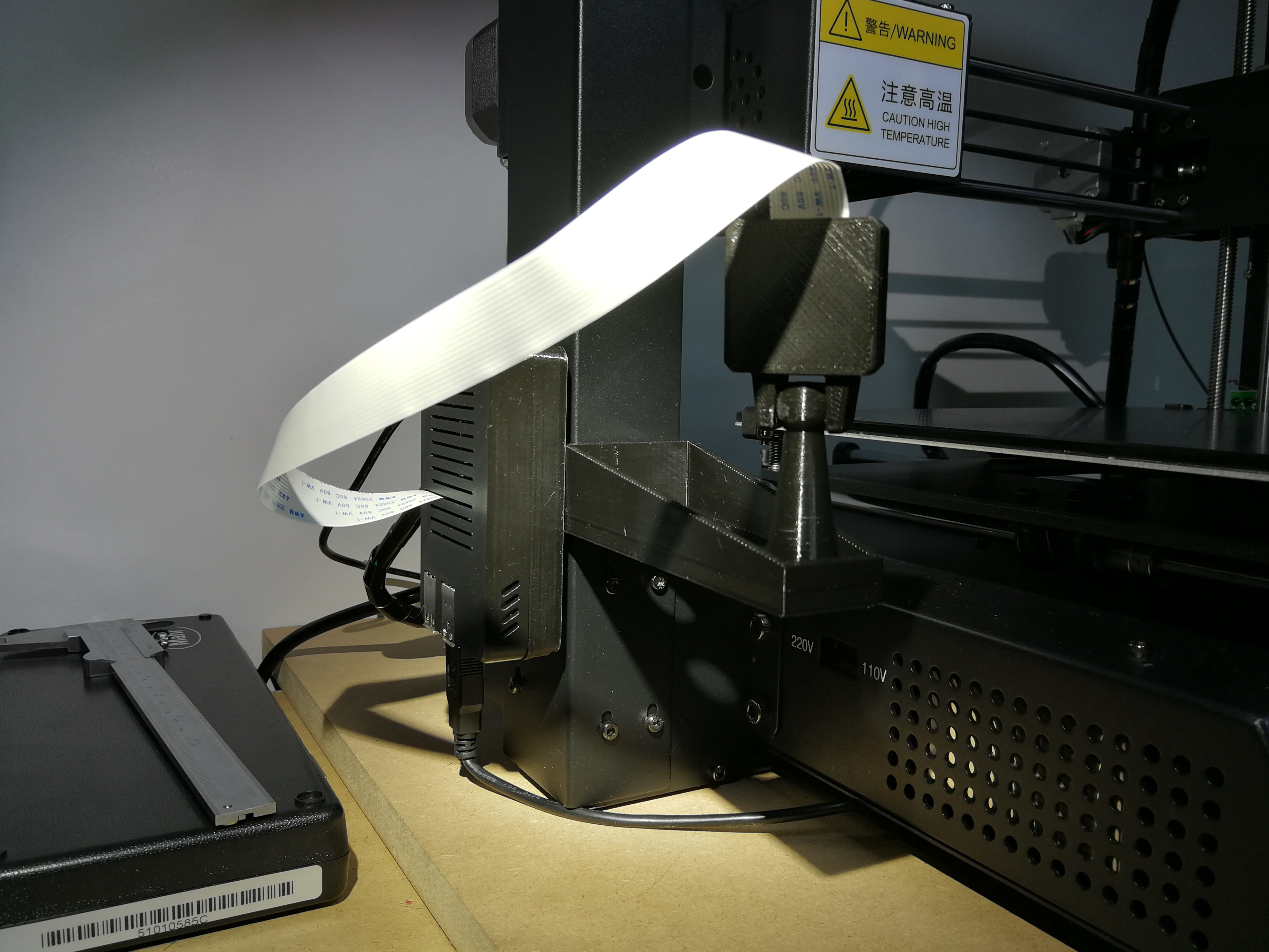 Anycubic i3 Mega Raspberry Pi 4B holder with Raspberry Pi Camera mount