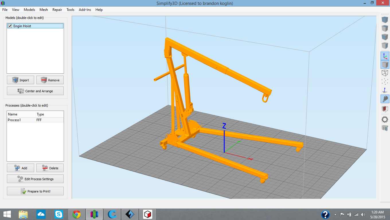 Engine hoist