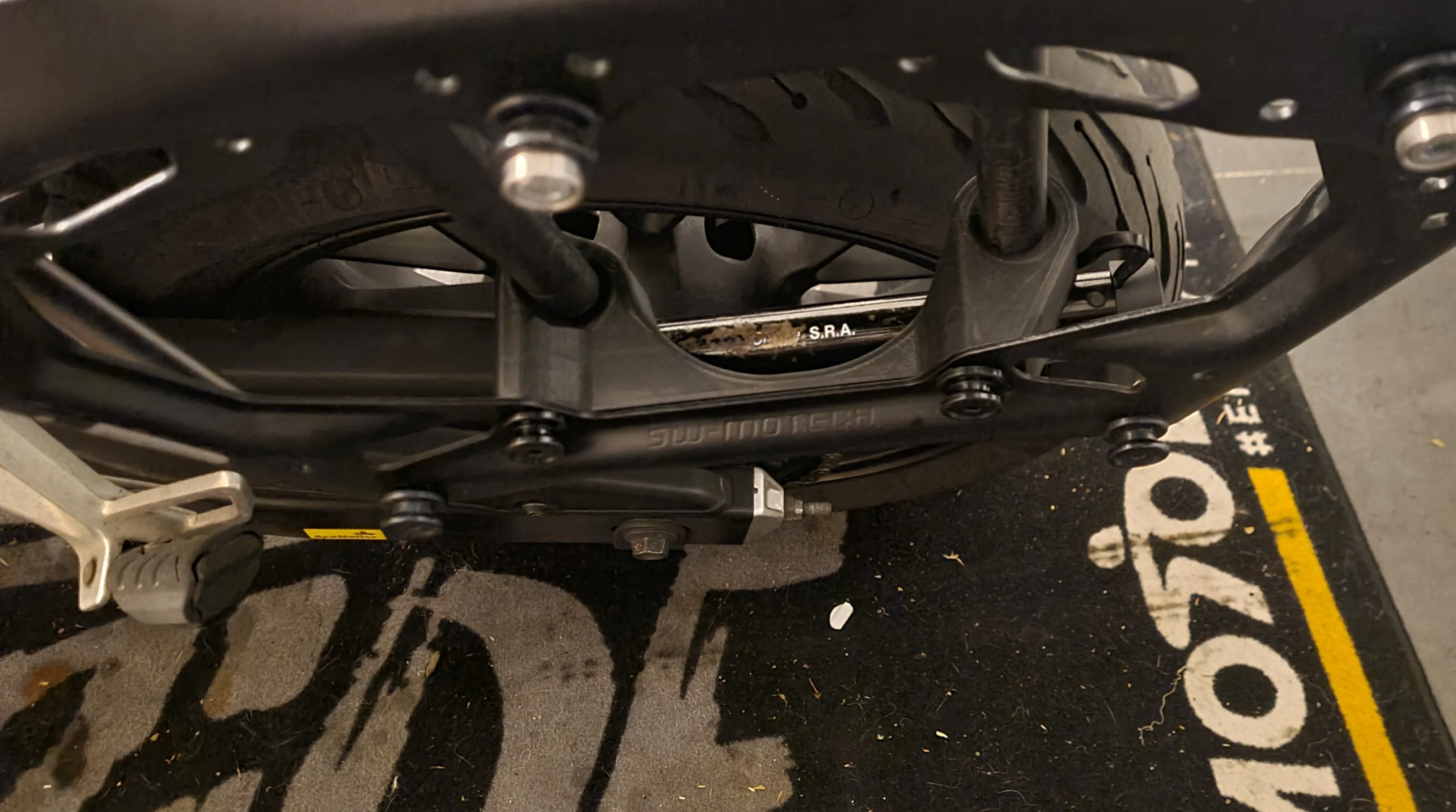 SW Motech Side rack U type antitheft holder