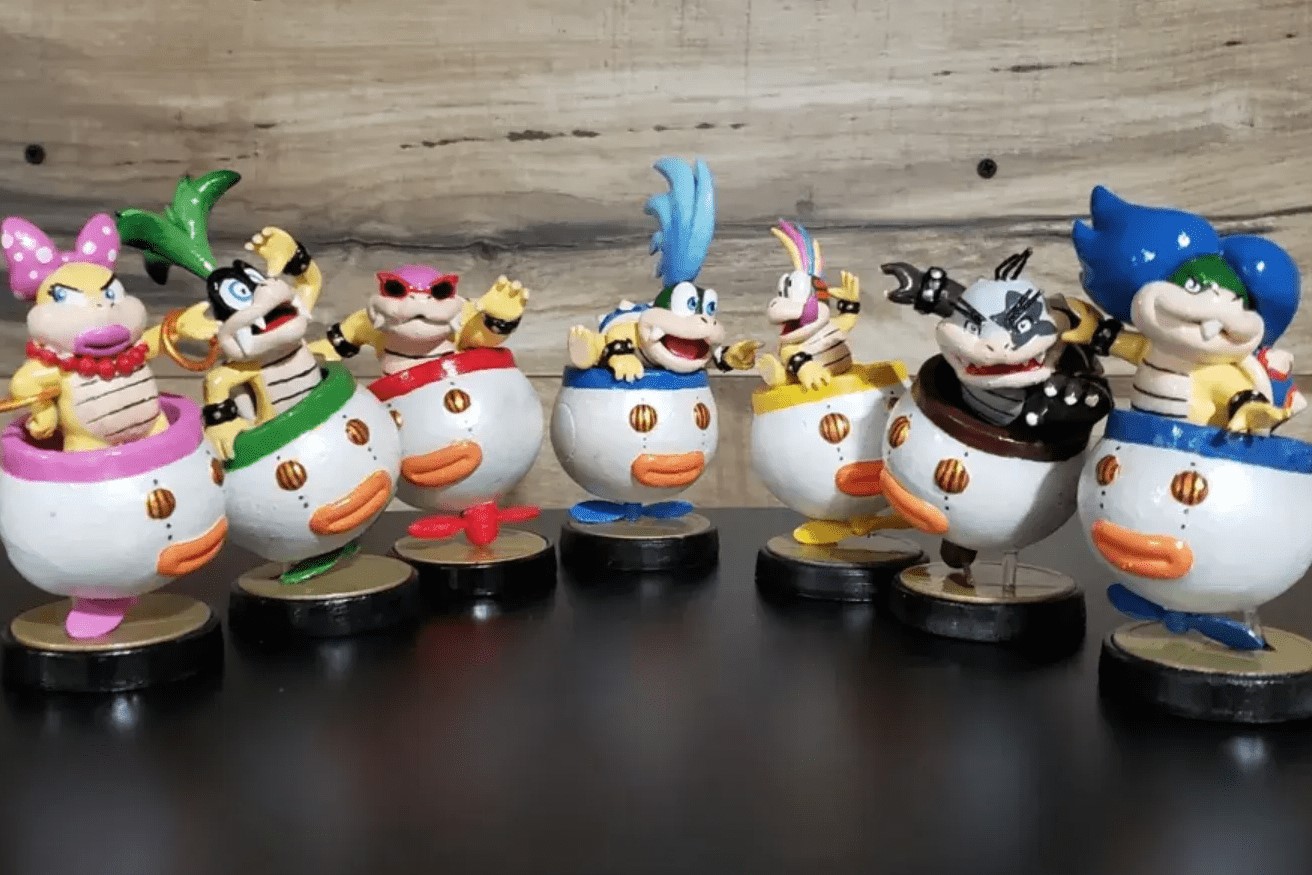 Koopaling Custom Amiibo Figures