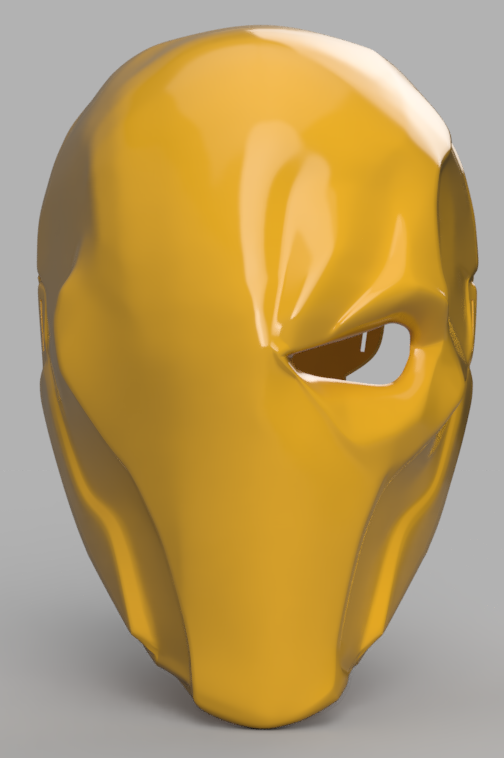Deathstroke mask Arkham Origins with Back Piece