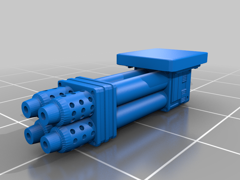 Machine Gun For Hot Wheel or Matchbox Car Conversions