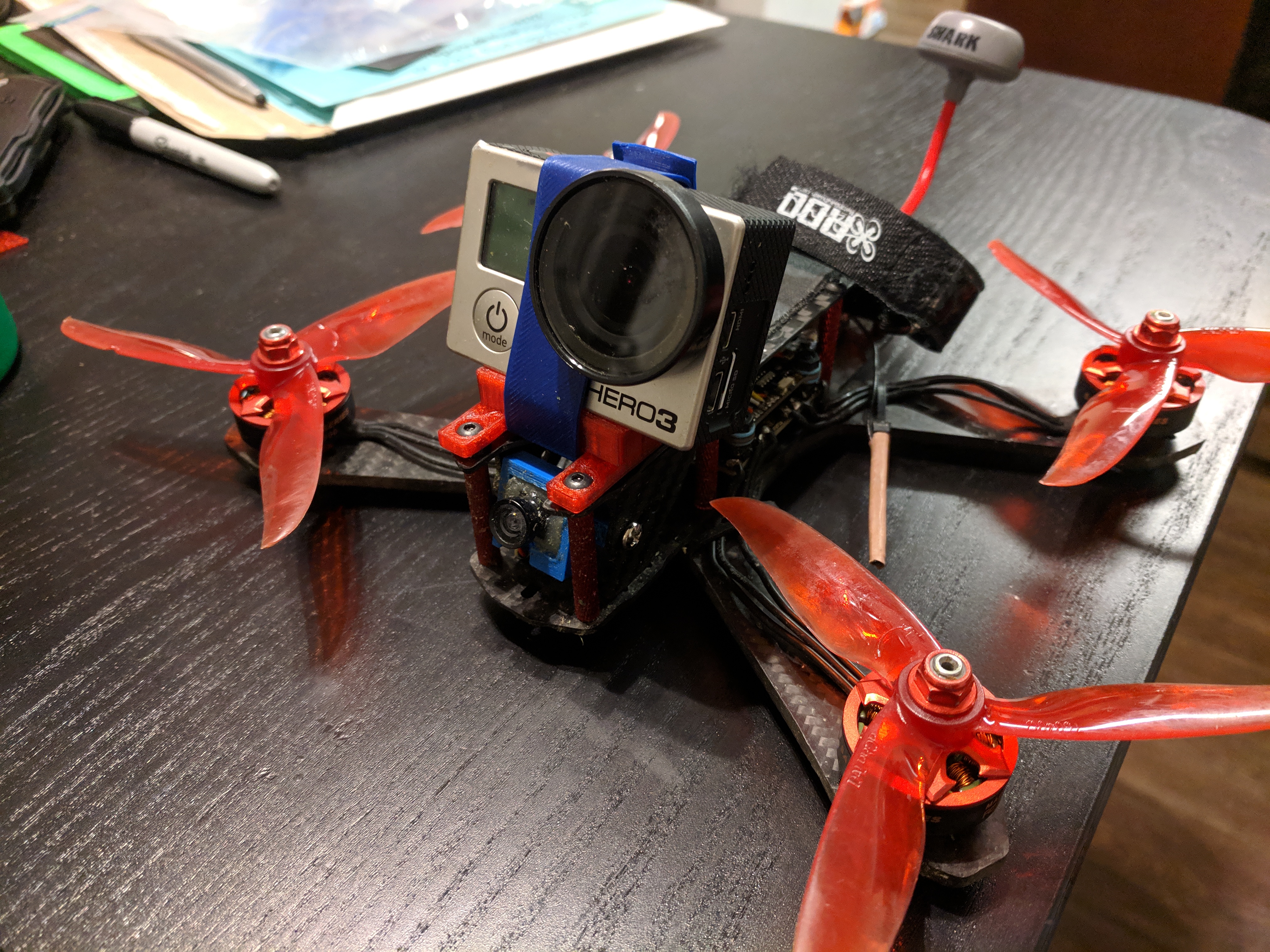 FPV GoPro quad mount