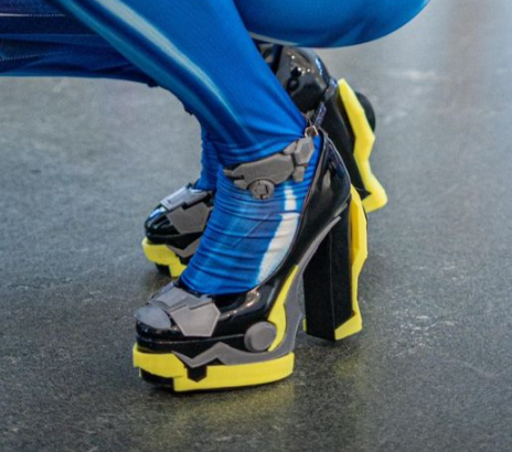 Samus Zero Suit Shoes - Heel Addons / Accesories