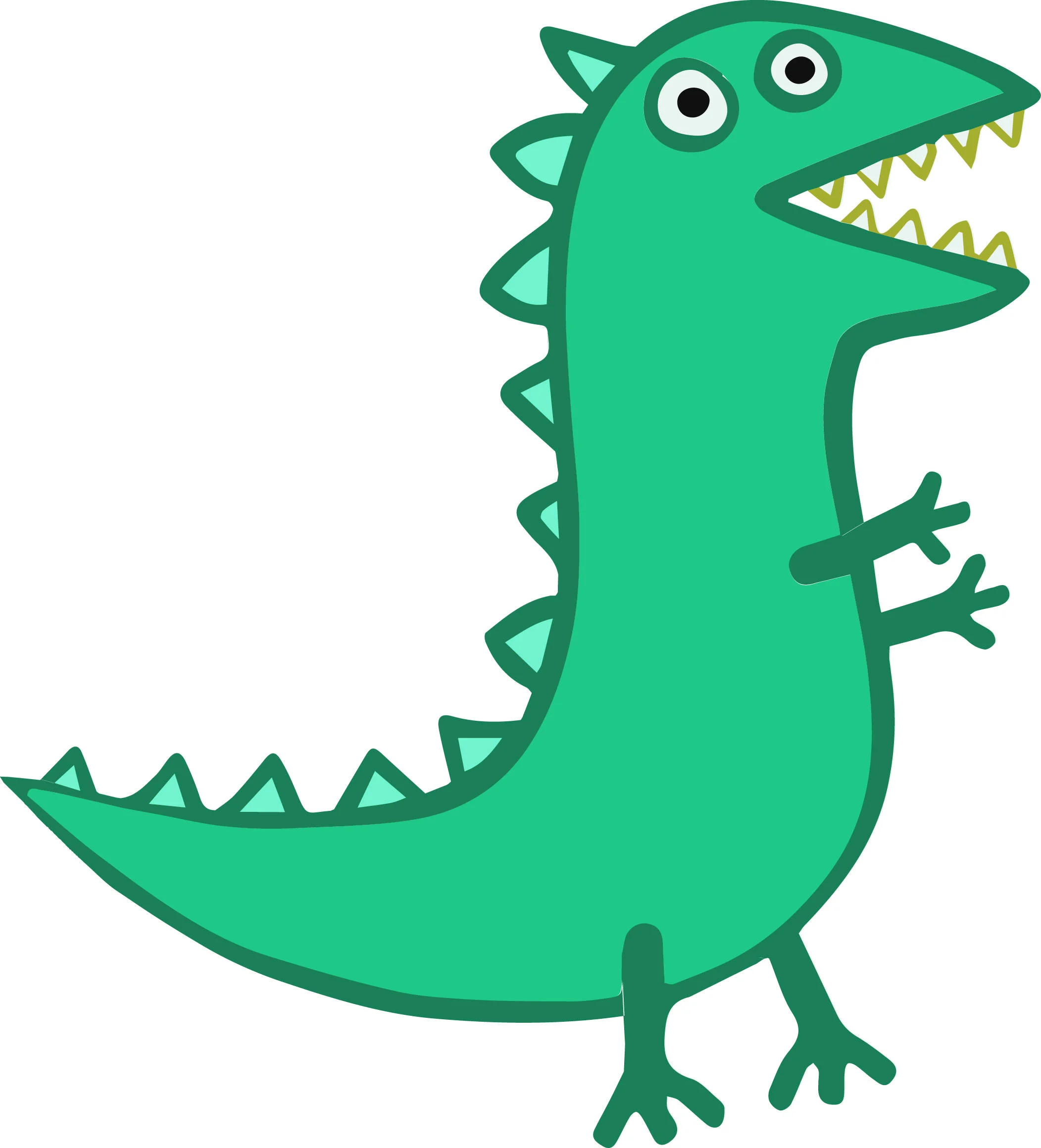 cookie cutter -  cortante Dinosaurio George - Peppa pig