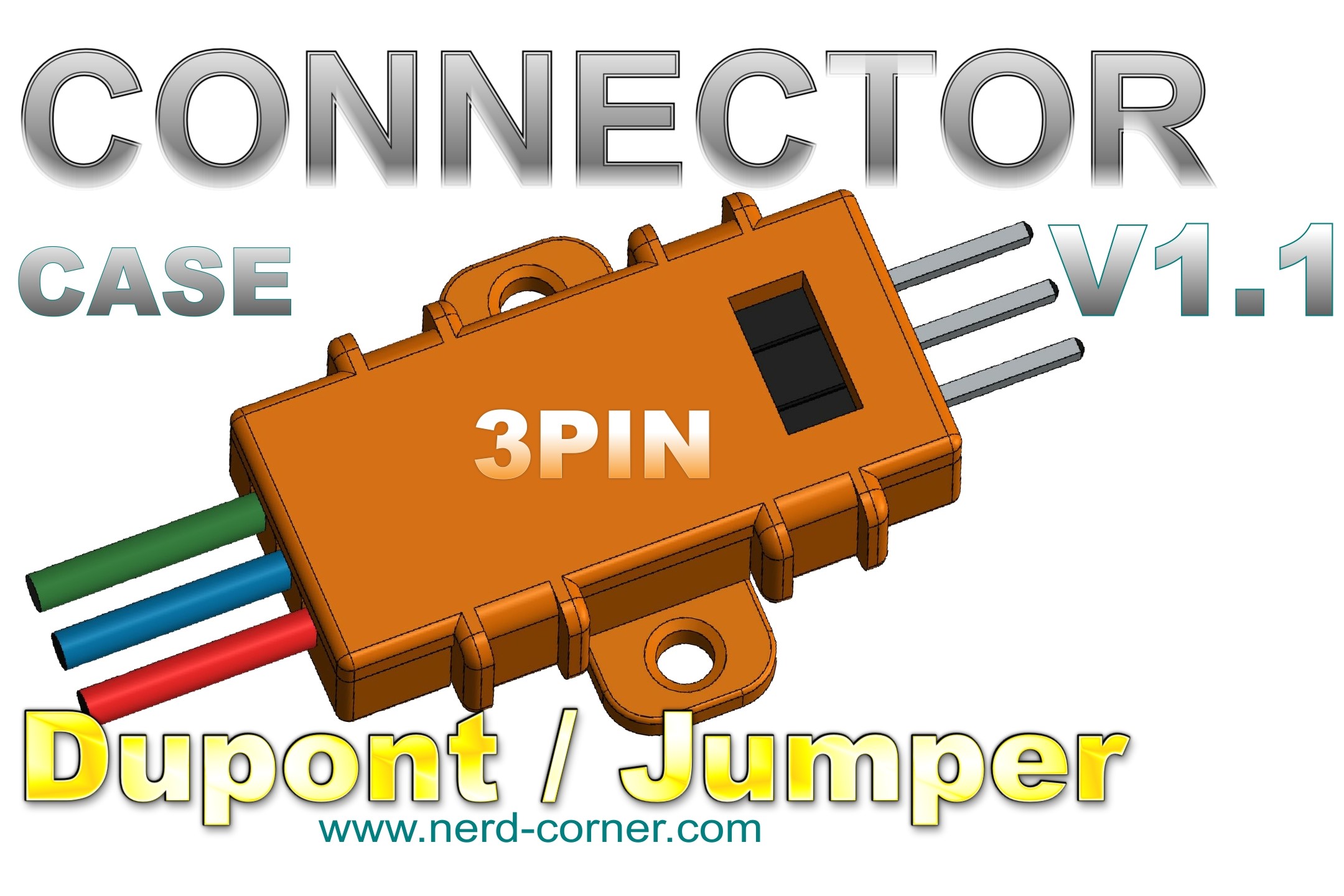 Connector case 3PIN Dupont / Jumperwire