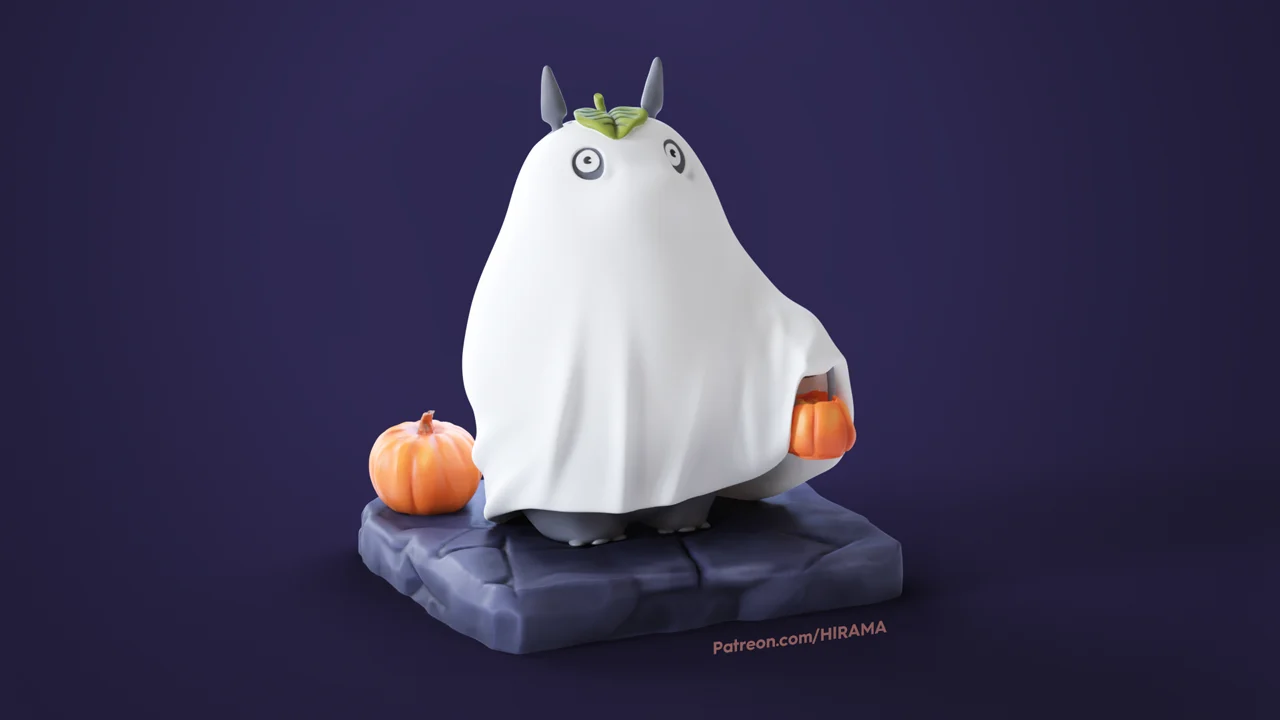 Halloween my neighbor totoro
