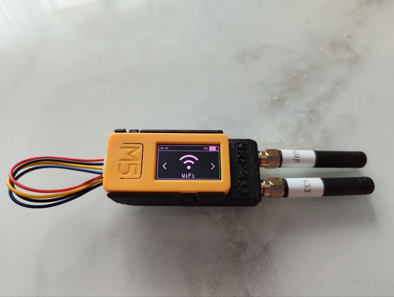 M5StickC PLUS2 + CC1101&NRF24L01 Module Case