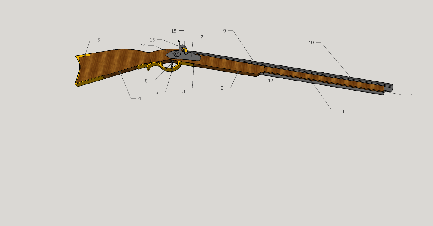 musket 1/4/ scale