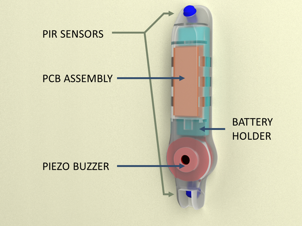 AnimAlarm - a sensor to control pet movements