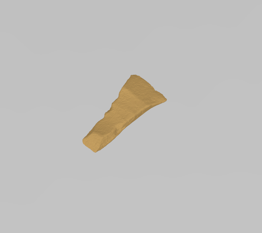 Neolithic or Mesolithic transverse arrow point, trapeze