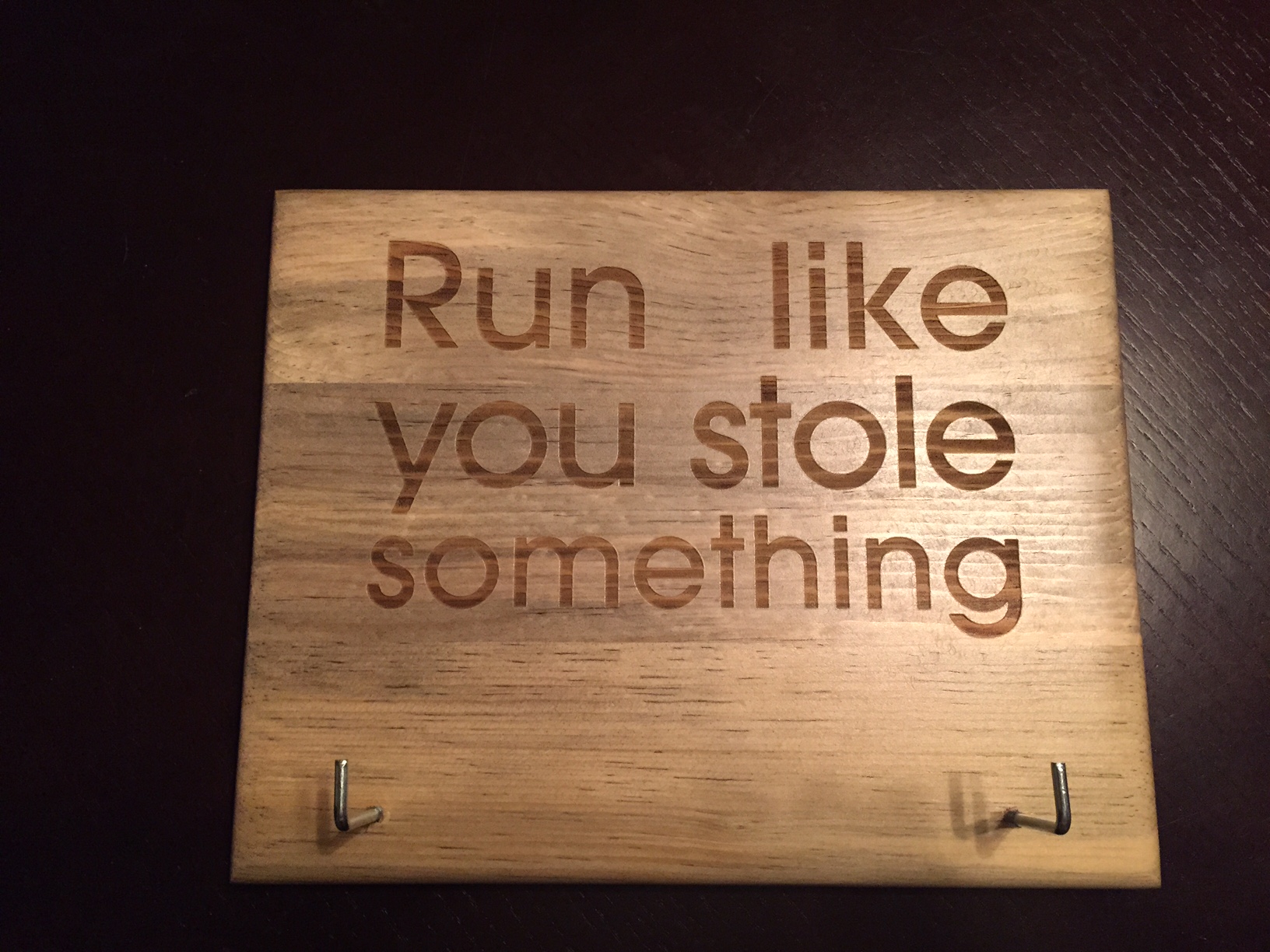 Runners Bib Display Plaque