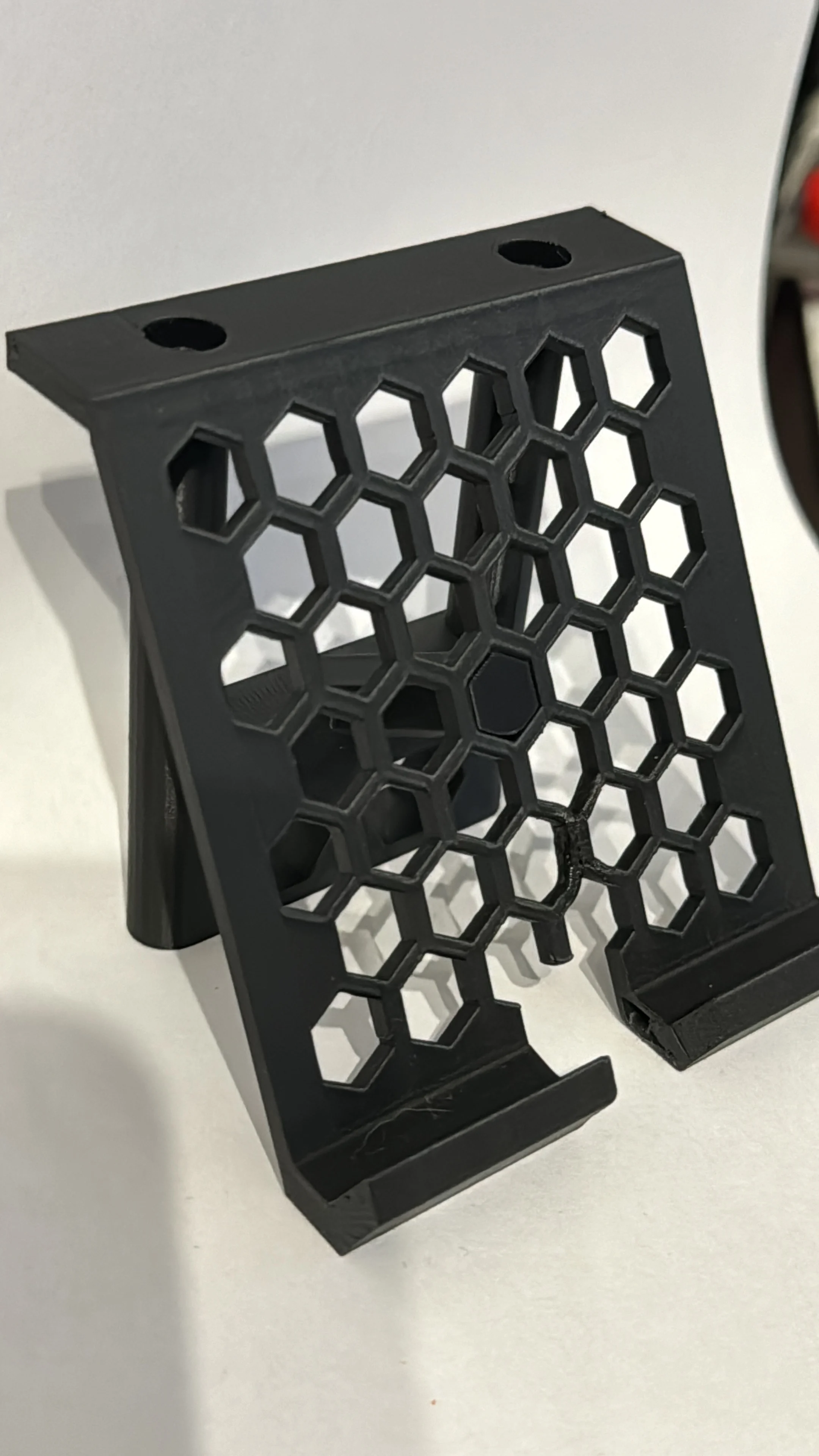 Phone Mount (with Stand) Honeycomb Pattern