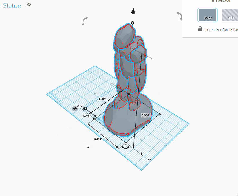 Rock Man Statue (household_contest_CUC)