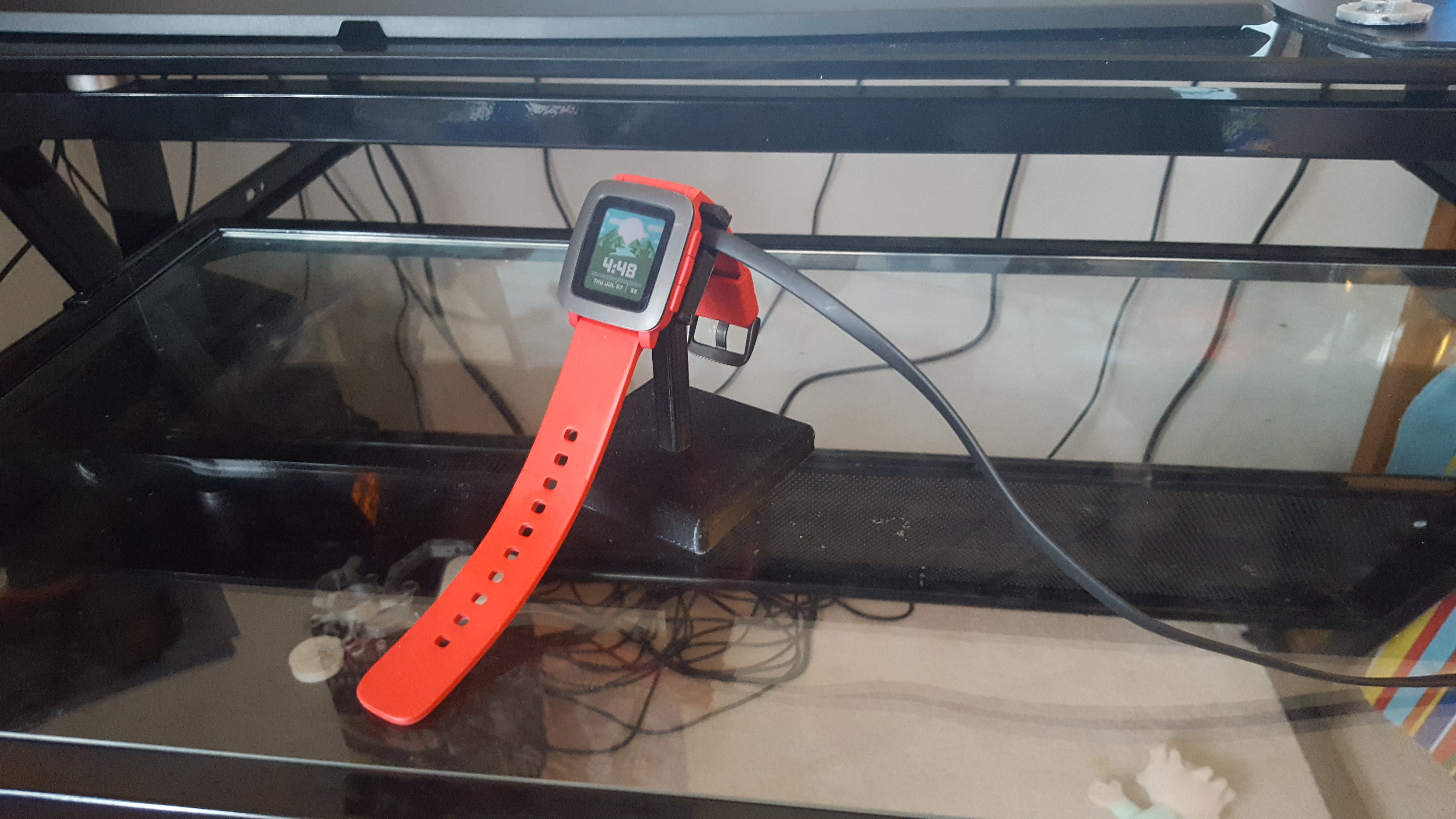 Pebble time docking stand