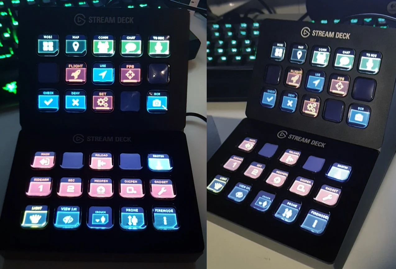 Double Stream Deck Holder