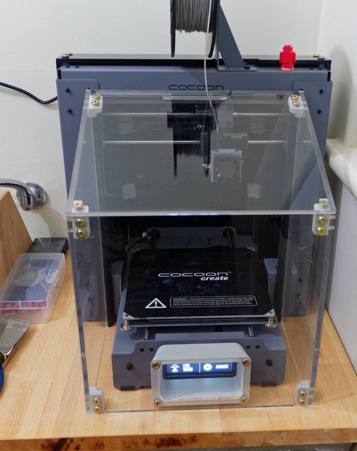 Wanhao i3 plus/Cocoon Create minimalist enclosure