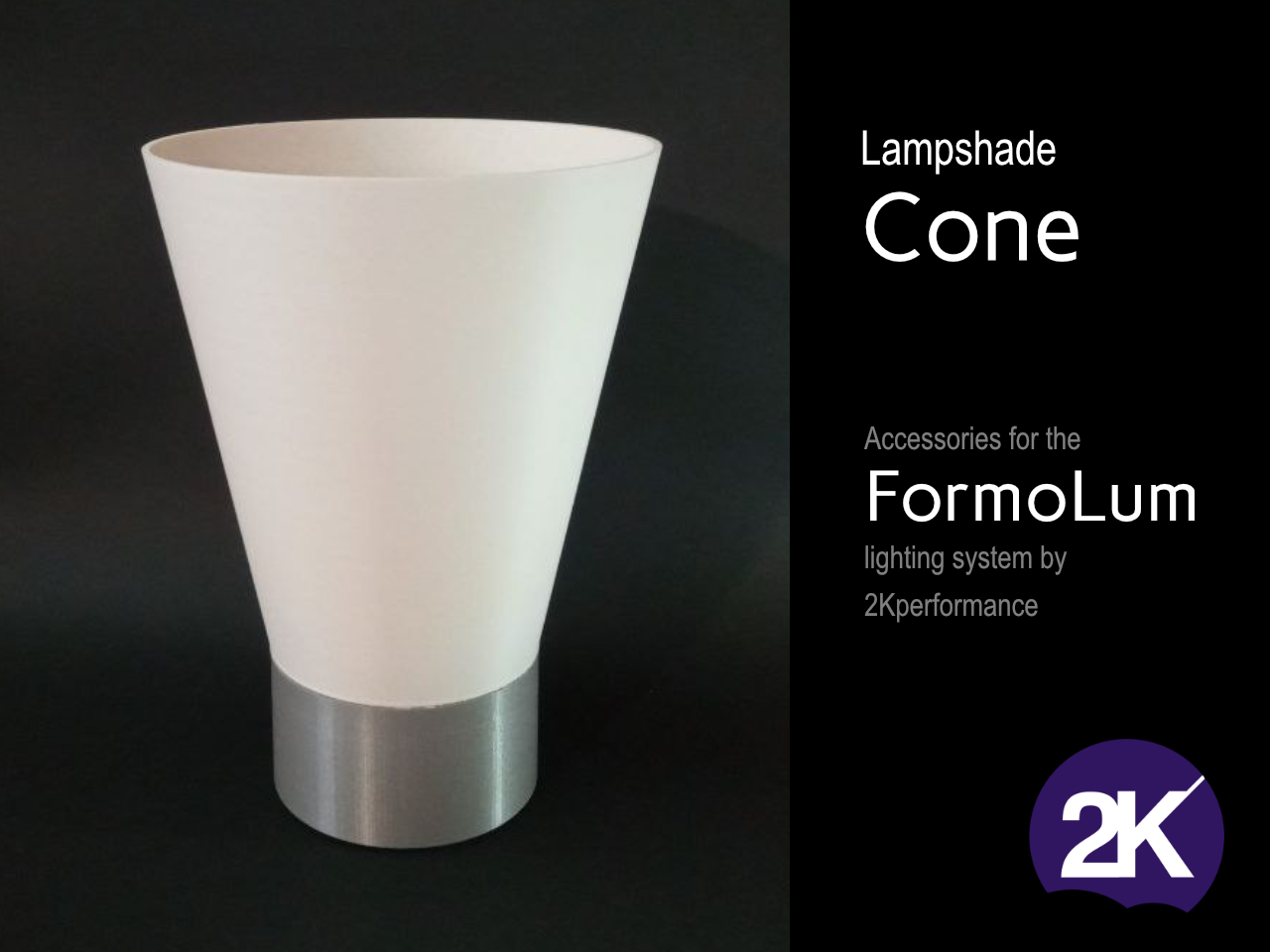 Lampshade CONE for the FormoLum system