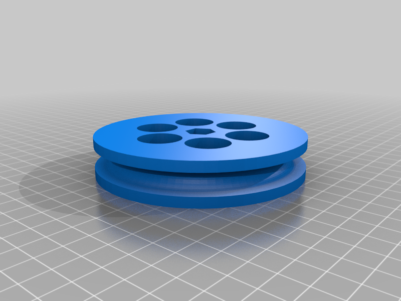 3" Hex Driven 3/8" Polycord Pulley