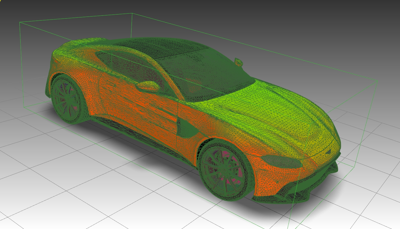 lower poly Aston Martin Vantage (by lynts)