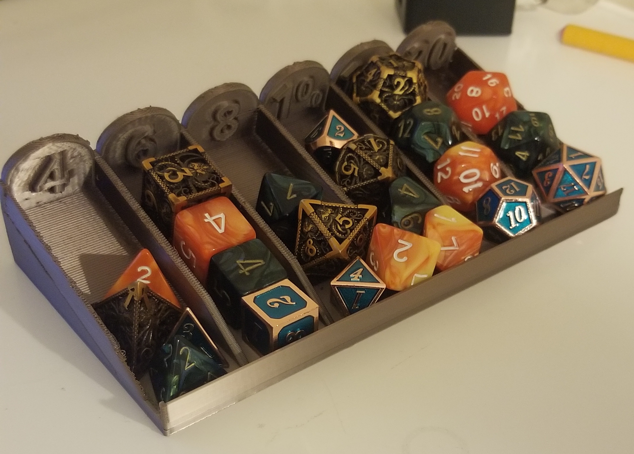 Angled Dice tray