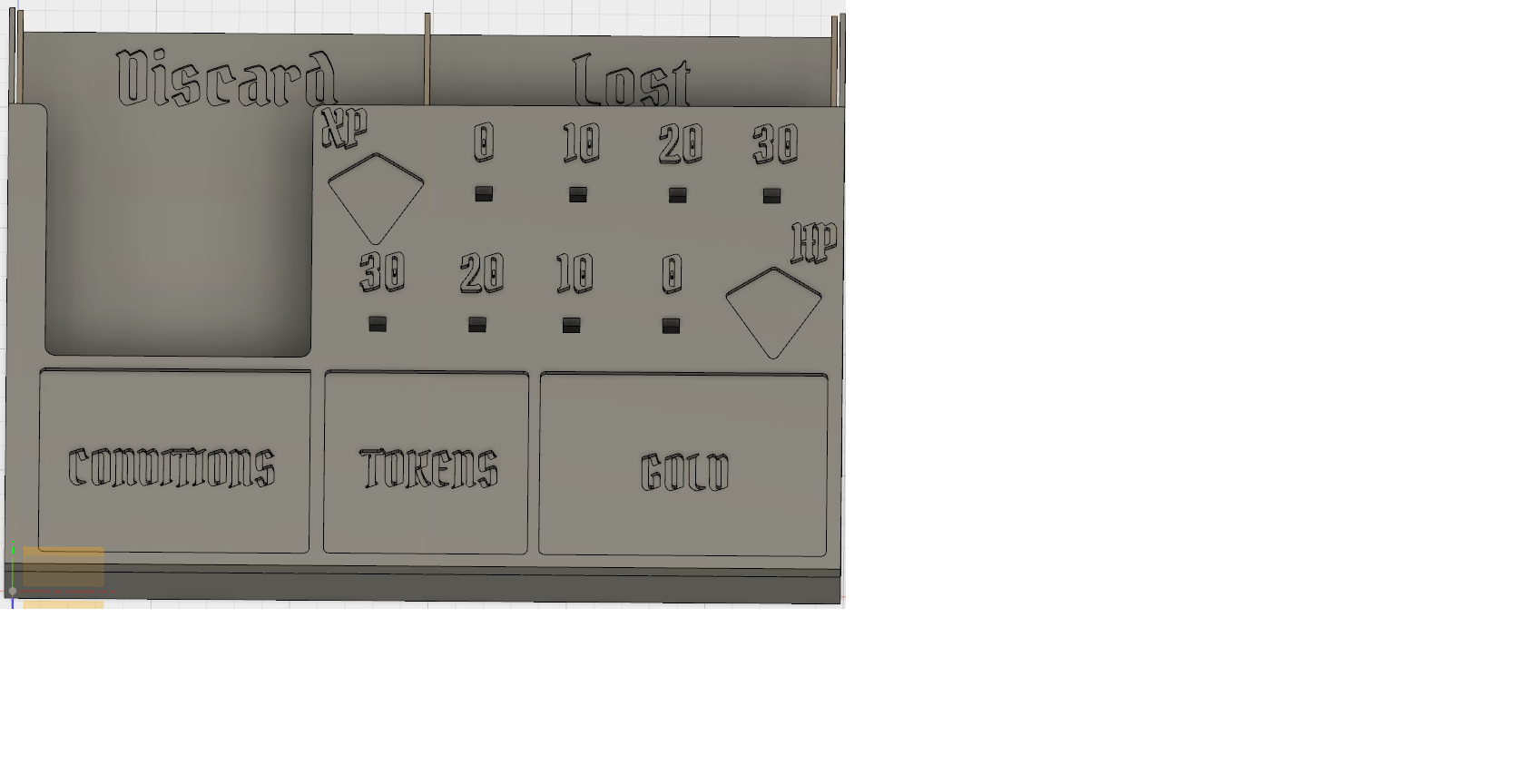 Gloomhaven Character Tray/Tracker & Storage Combo