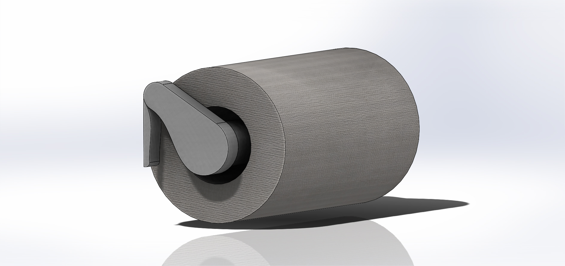 Command Strip Pivoting Paper Towel Holder