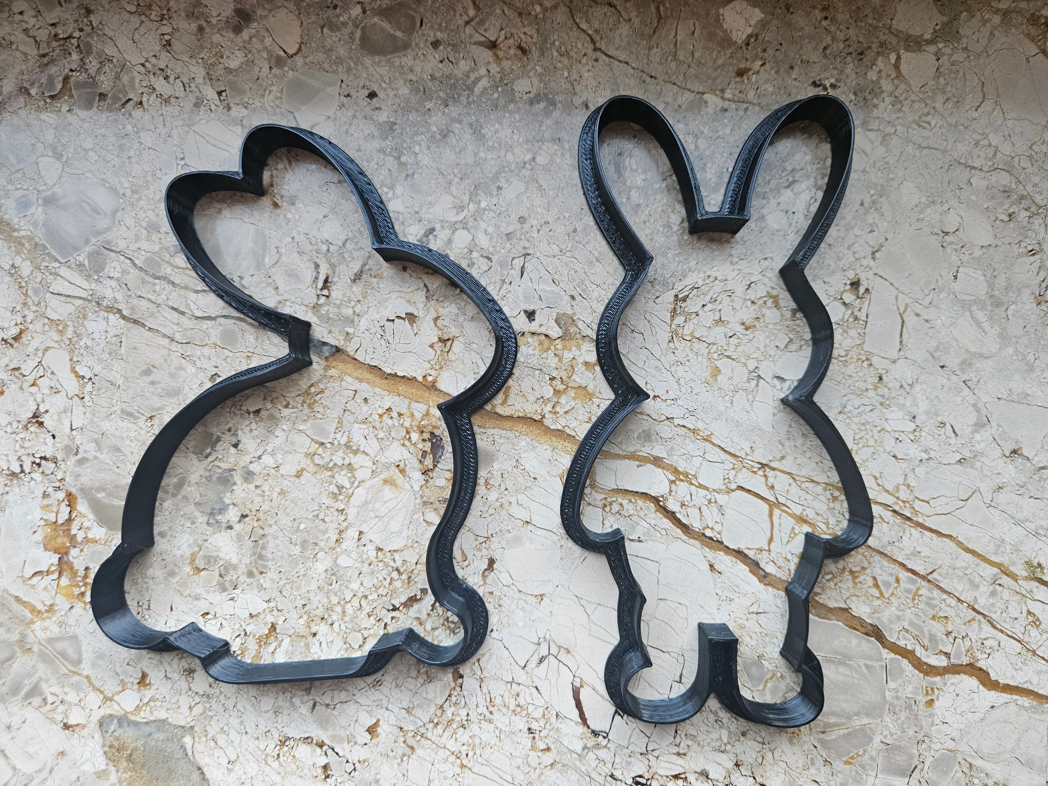 Easter Bunny Cookie Cutter (2 versions, 2 sizes)
