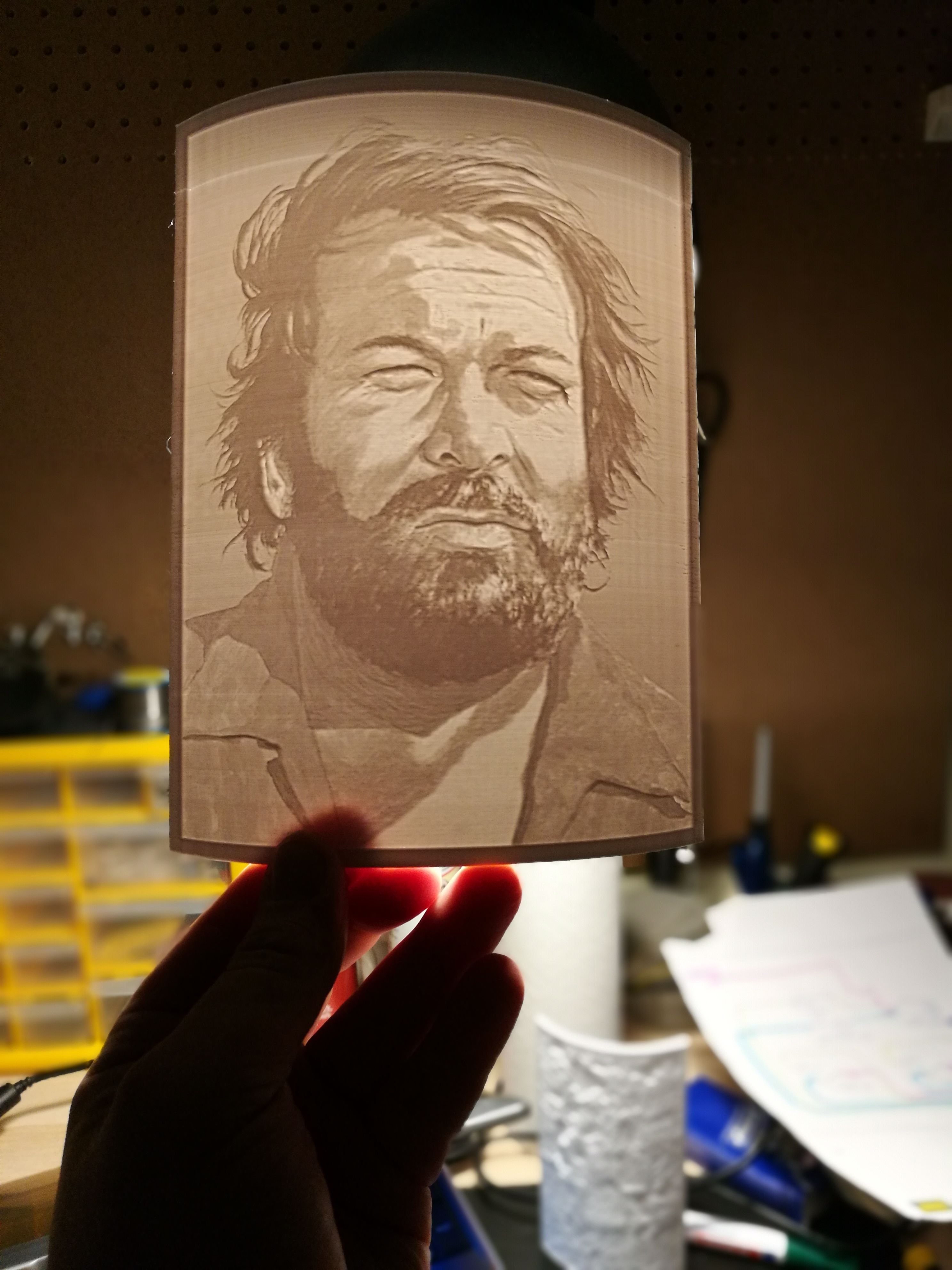 Lithophane - Bud Spencer