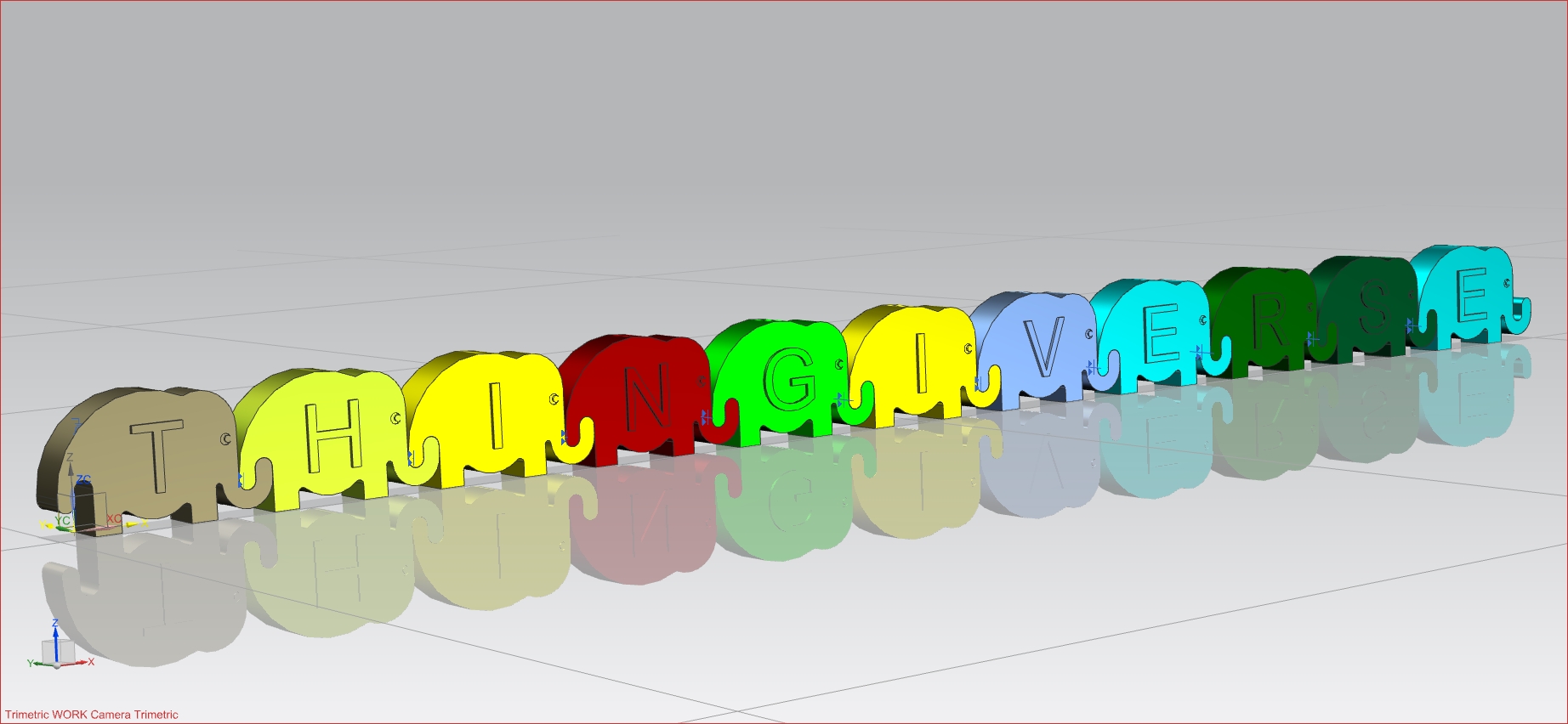 Linking Elephant Letters