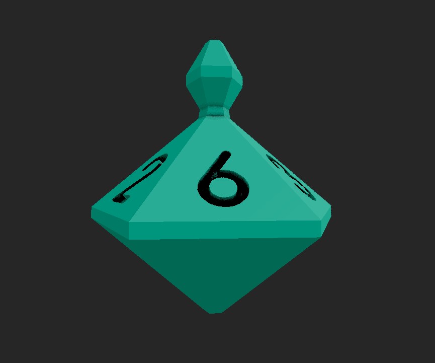 Spinner Die/Dice d6