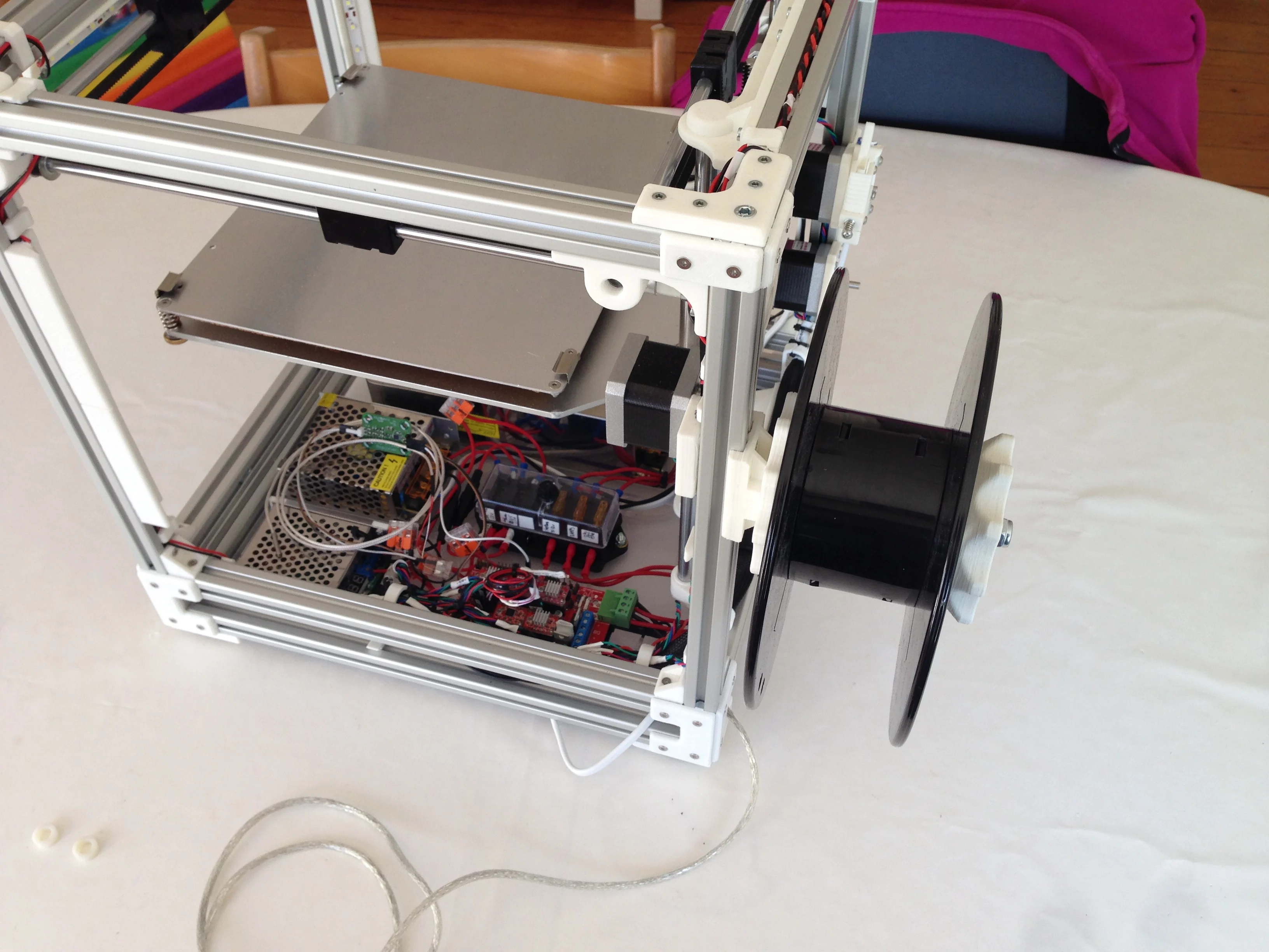 Spoolholder with mount for 2020 Extrusion I-Type 5